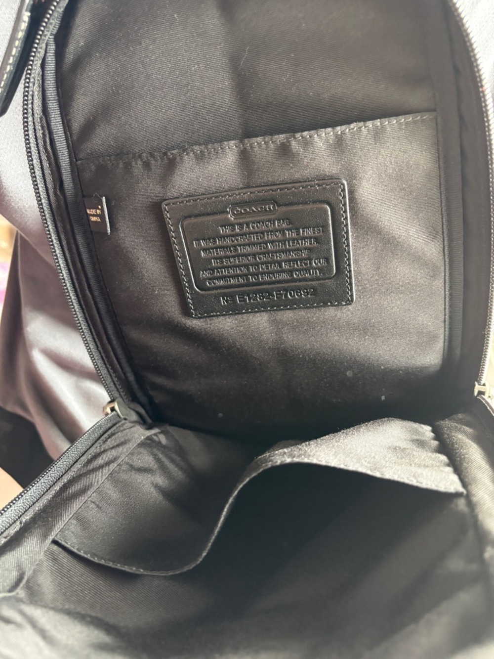 Coach Brown and Black Men’s Sling Belt Bag - Picture 4 of 6
